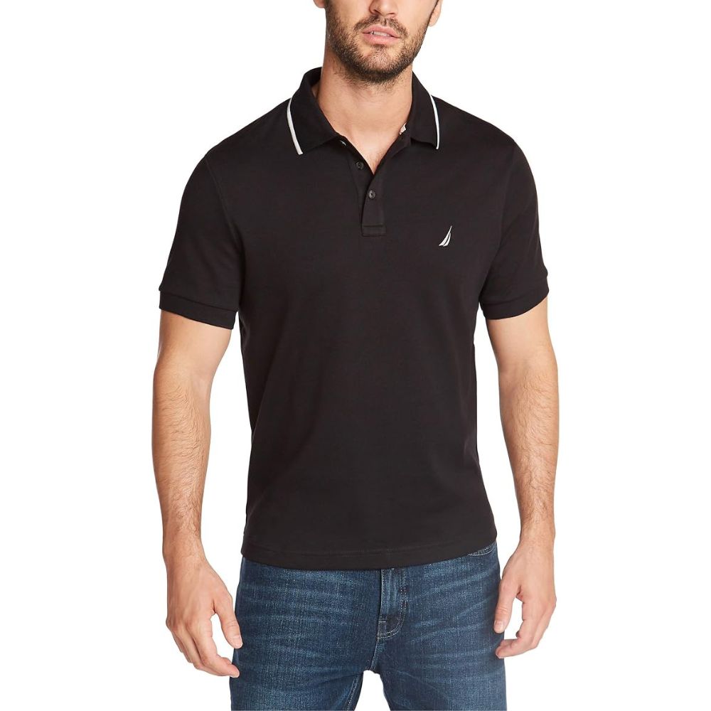 Nautica - Polo en coton doux à manches courtes