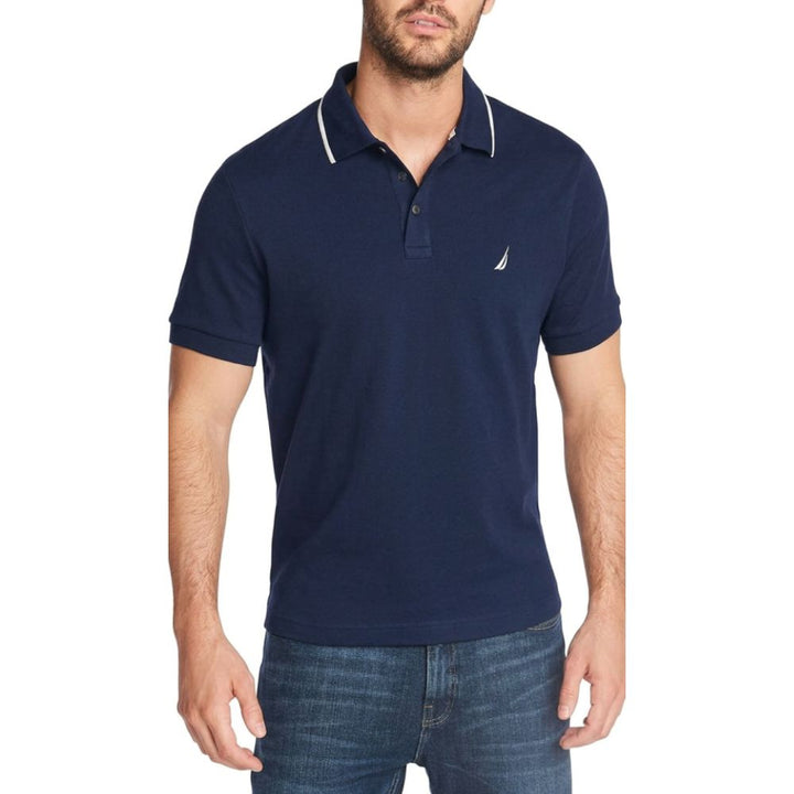 Nautica - Polo en coton doux à manches courtes