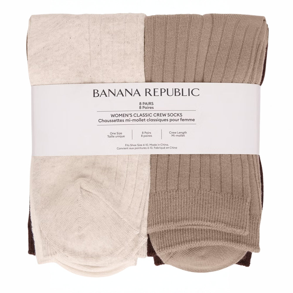 Banana Republic - Classic mid-calf socks, 8 pairs