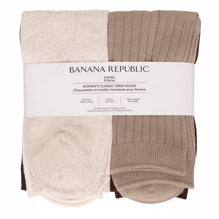 Banana Republic - Classic mid-calf socks, 8 pairs