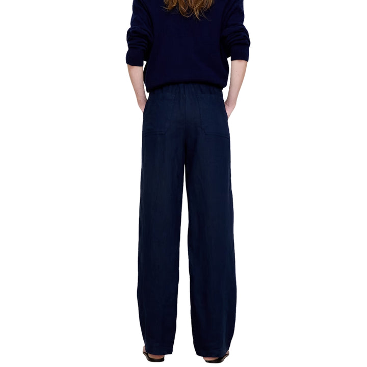 Banana Republic - Straight Pants with Stretch Waist in Escapade Linen