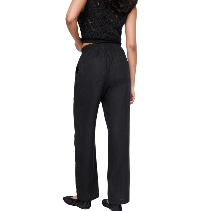 Banana Republic - Straight Pants with Stretch Waist in Escapade Linen