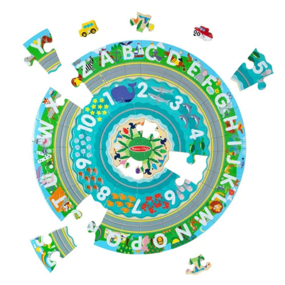 Melissa & Doug - Floor Puzzle, Race Track