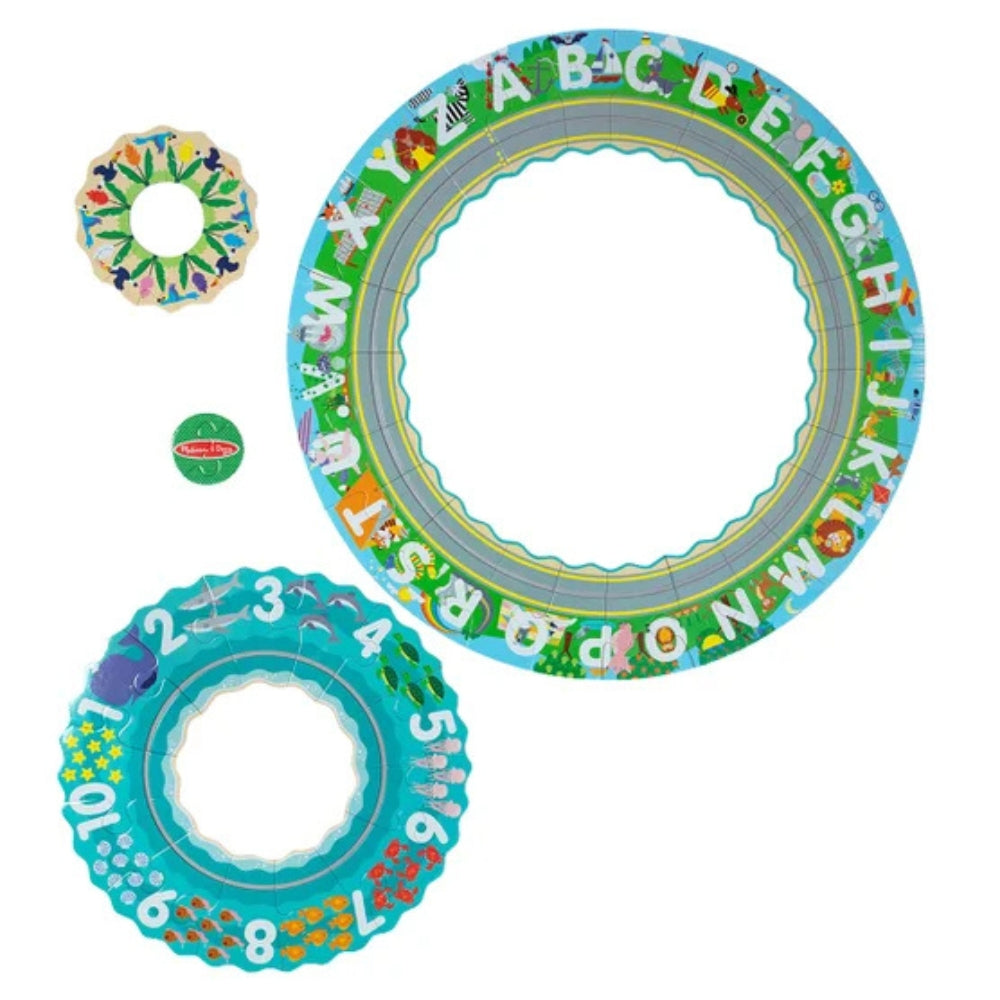 Melissa & Doug - Floor Puzzle, Race Track
