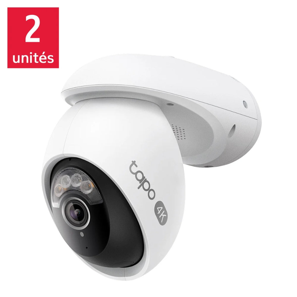 TP-Link Tapo - Panoramic and Tilt Outdoor WiFi Surveillance Camera, Set of 2