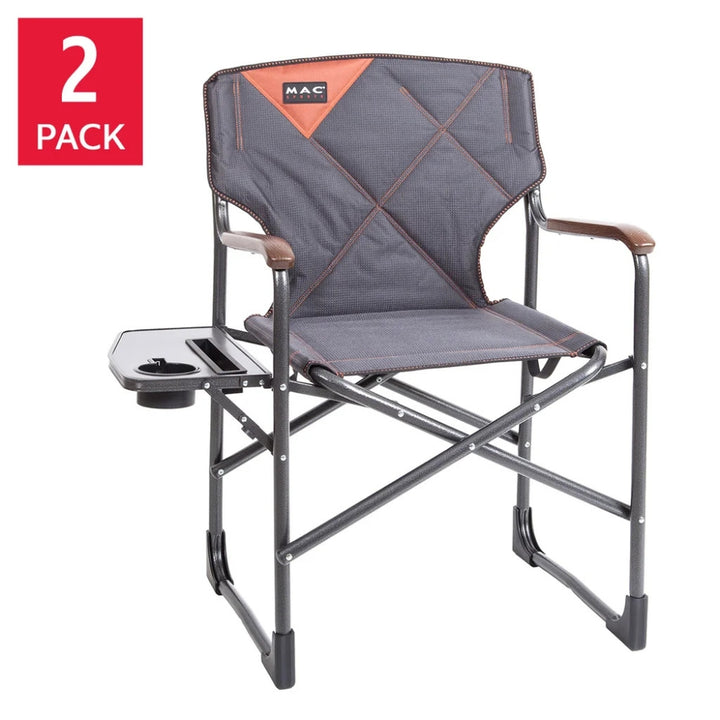 Mac Sports - Folding Camping Chair Director, pack of 2