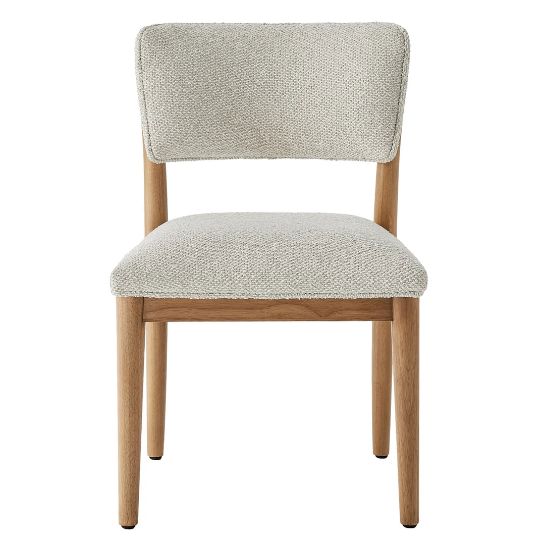 Aiden & Ivy - Chaises de salle à manger en tissu Tate, paquet de 2