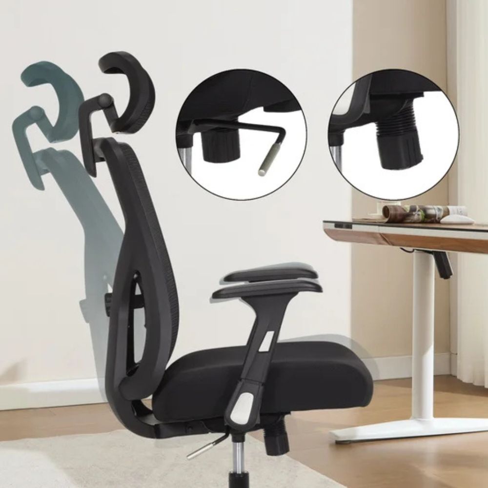 TrueWellness - Chaise de bureau en maille
