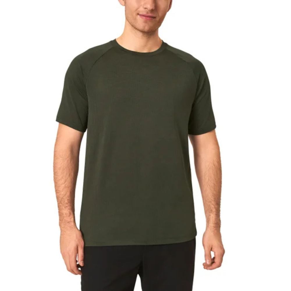 Mondetta - T-shirt raglan jacquard actif, paquet de 2