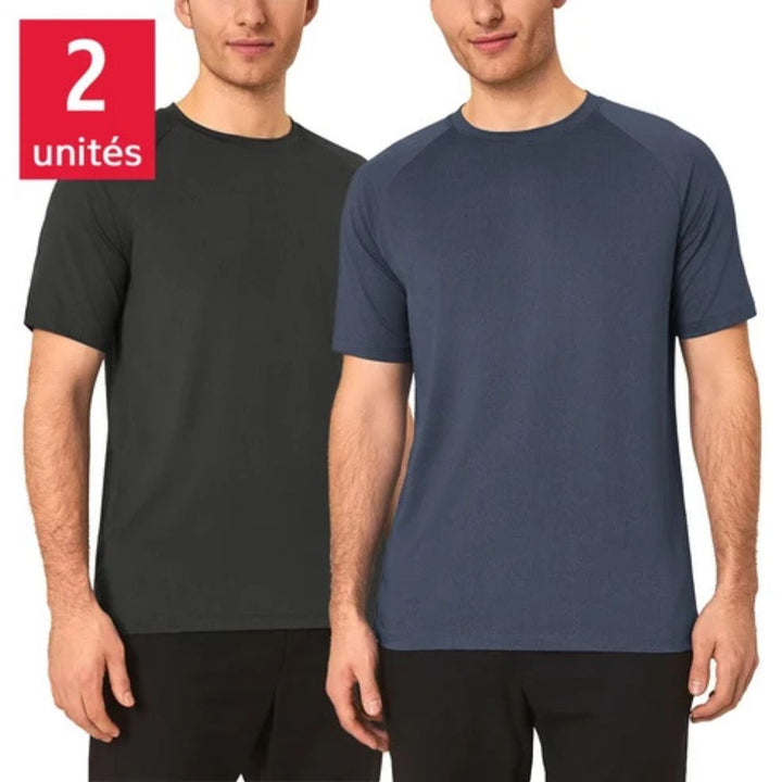 Mondetta - Active jacquard raglan T-shirt, pack of 2