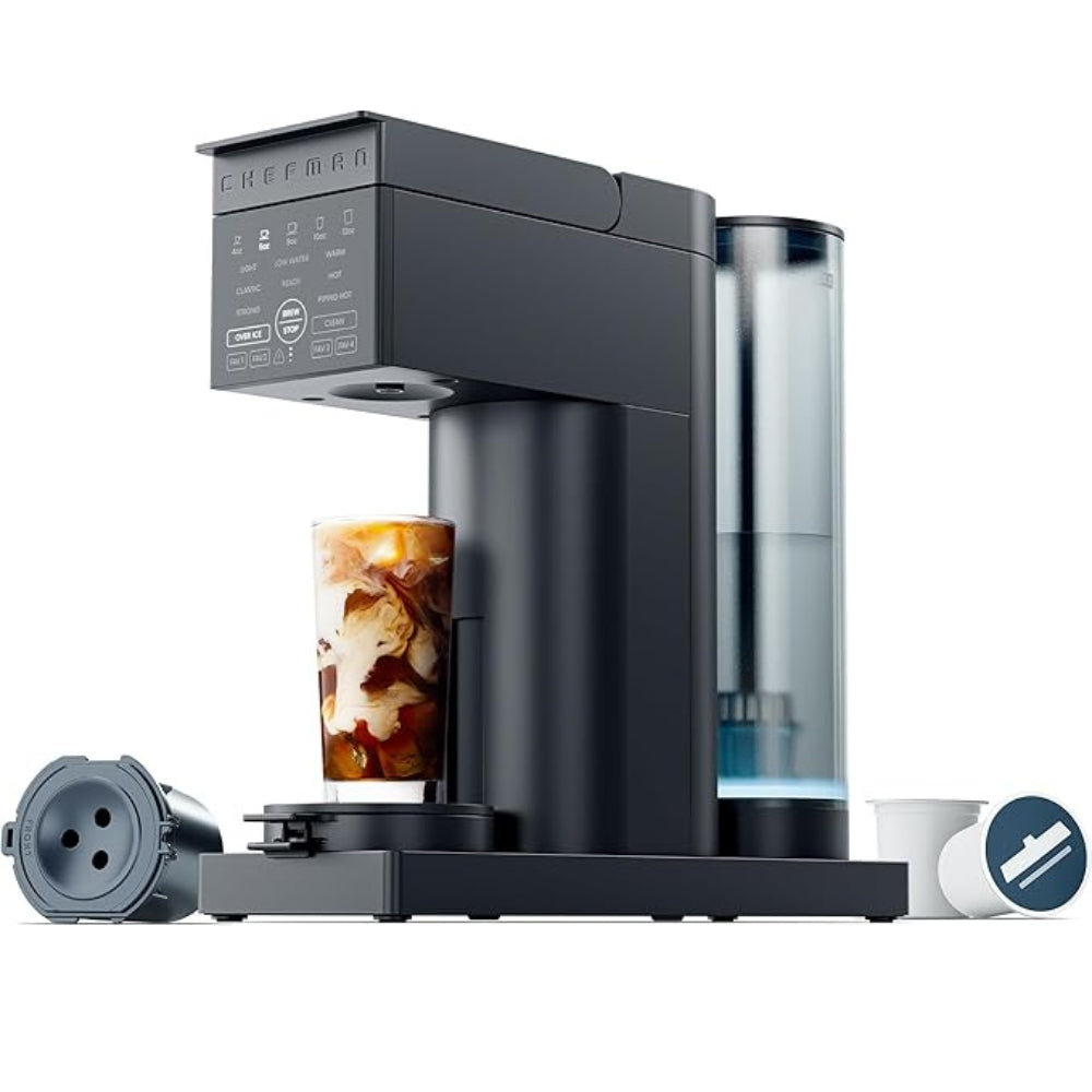 Chefman - Single Serve Coffee Maker Midnight