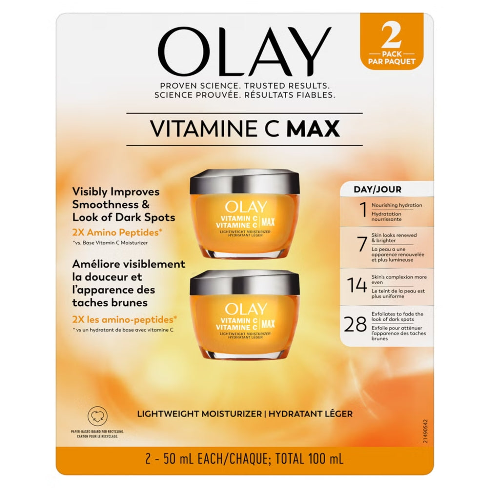 Olay - Vitamine C MAX, 2 x 50 mL
