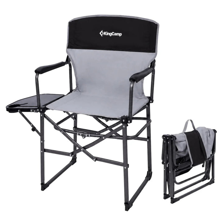 KingCamp - Chaise de réalisateur à pliage rapide avec siège surdimensionné