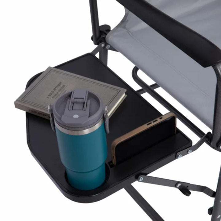 KingCamp - Chaise de réalisateur à pliage rapide avec siège surdimensionné