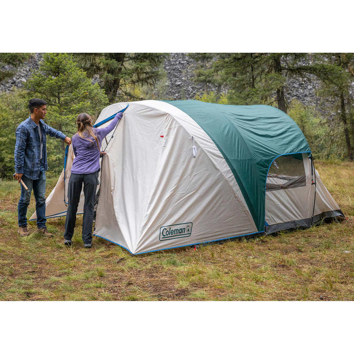 Coleman - Tente de camping cabine pour 4 personnes avec moustiquaire
