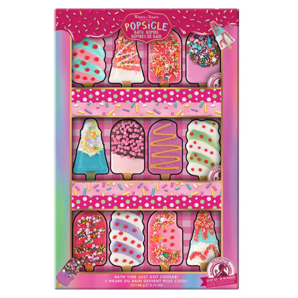 Winter in Venice - Bombes de bain Sugar Rush Popsicle, 12 x 60 g