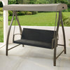 Agio - Woven patio swing with fabric canopy