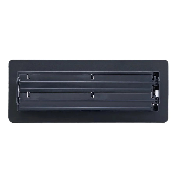 Manor House - Grilles de ventilation au revêtement en poudre noir, paquet de 4