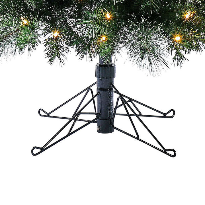 Bennington - 7.5-foot Pencil EZ Connect Blue Pre-lit Artificial Christmas Tree