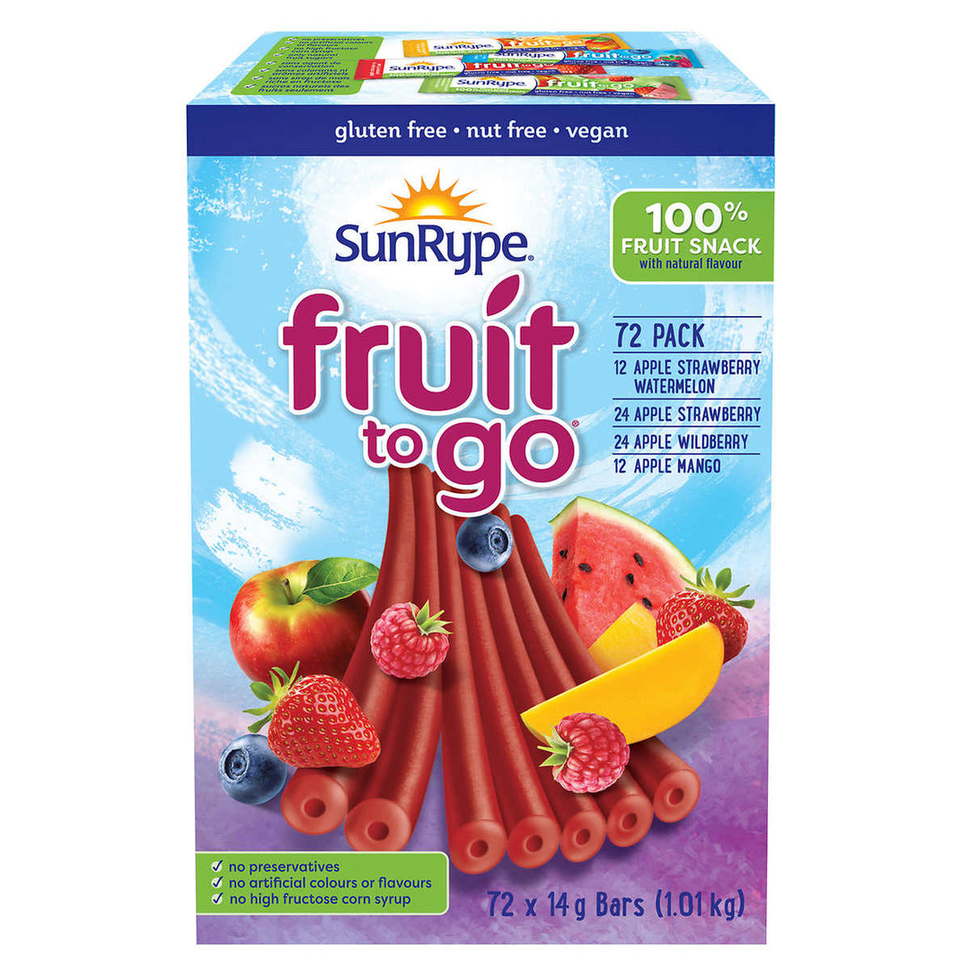 SunRype - Collations aux fruits, 72 × 14 g