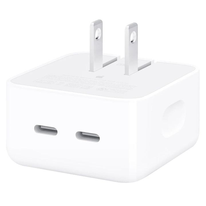 Apple - Adaptateur d’alimentation compact de 35 W à double port USB-C