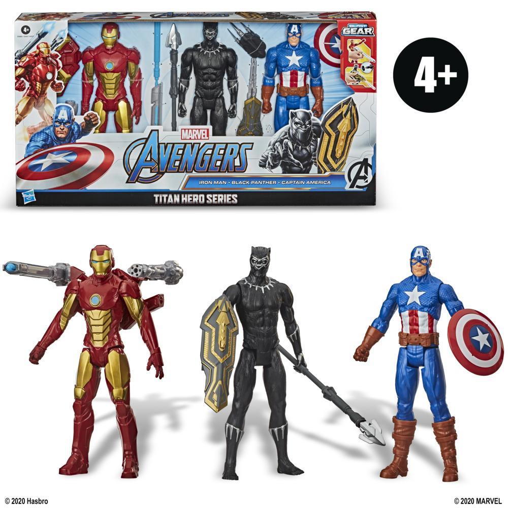 Marvel - Avengers Titan Hero, Blast Gear Series - set of 3 figures