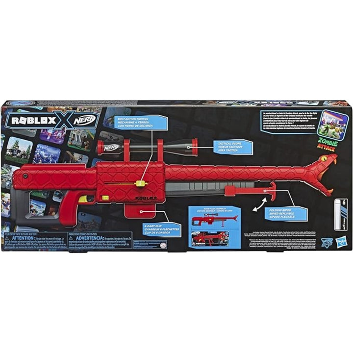 Pistolet Nerf Roblox Nerf Elite Roblox Pulse Laser Hasbro – Pistolet Laser Avec 10 Fléchettes Et Code Virtuel Pistolet Nerf Roblox Nerf Elite Roblox Pulse Laser Hasbro – Pistolet Laser Avec 10 Fléchettes Et Code Virtuel