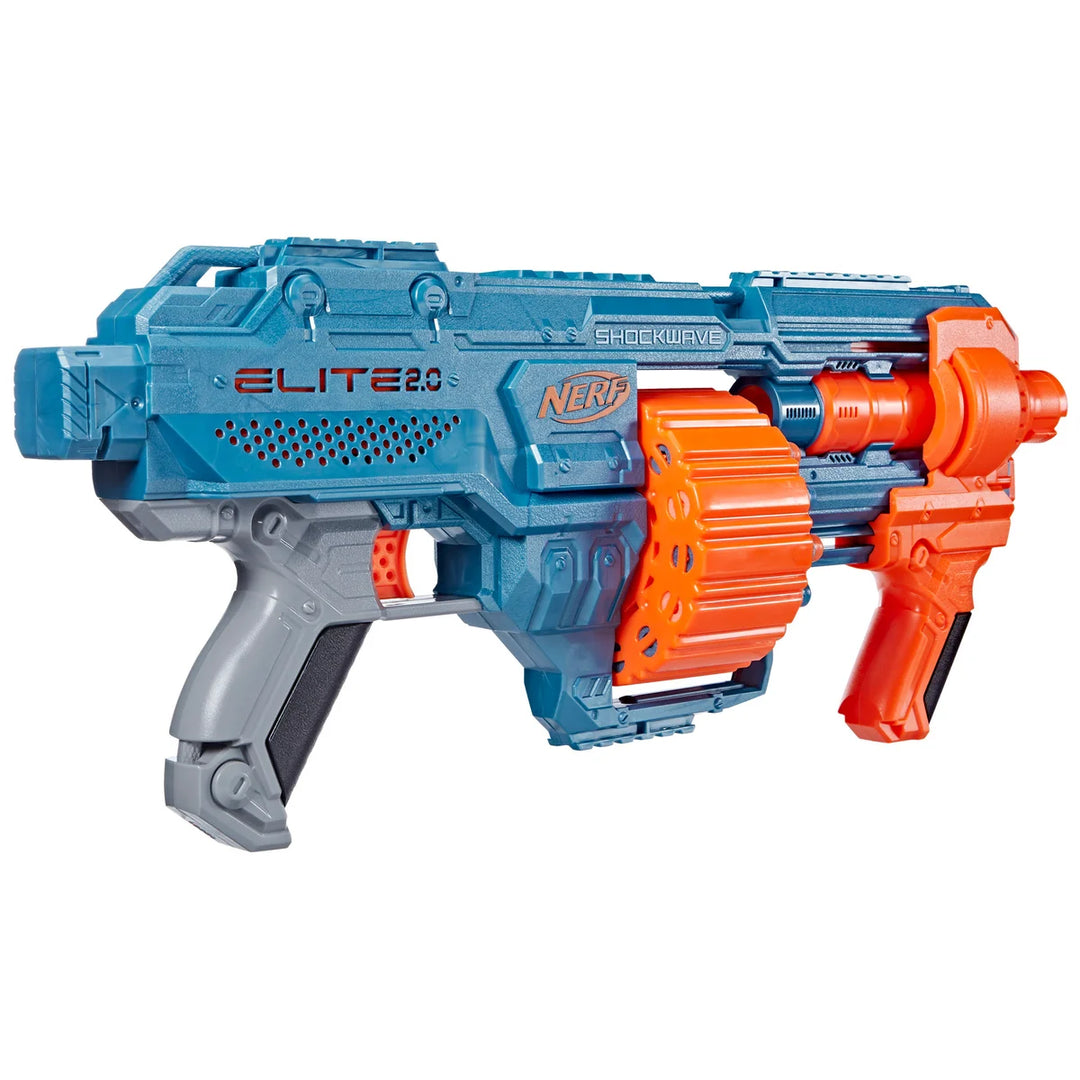 Pistolet NERF Elite 2.0 Shockwave RD-15 Avec 30 Fléchettes NERF Et Nerf Et Tambour Rotatif A 15 Flechettes 8 Ans Et Plus 0508080p Pistolet NERF Elite 2.0 Shockwave RD-15 Avec 30 Fléchettes NERF Et Nerf Et Tambour Rotatif A 15 Flechettes 8 Ans Et Plus 0508080p