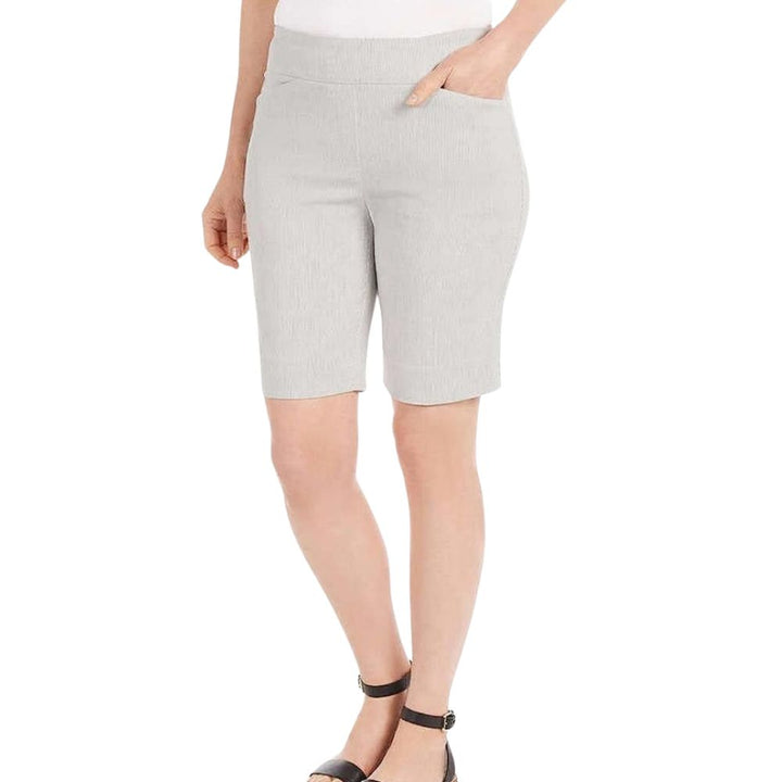 Hilary Radley Pull-On Bermuda Shorts