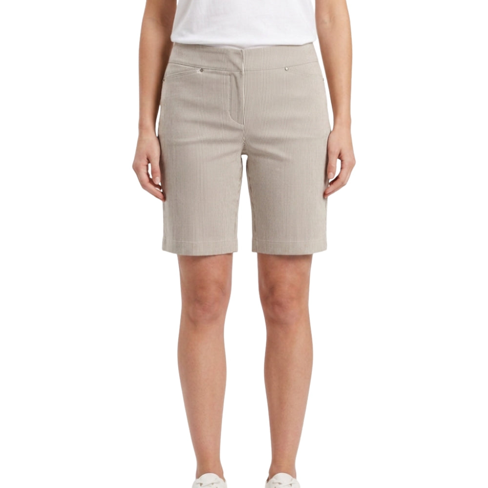 Hilary Radley Pull-On Bermuda Shorts