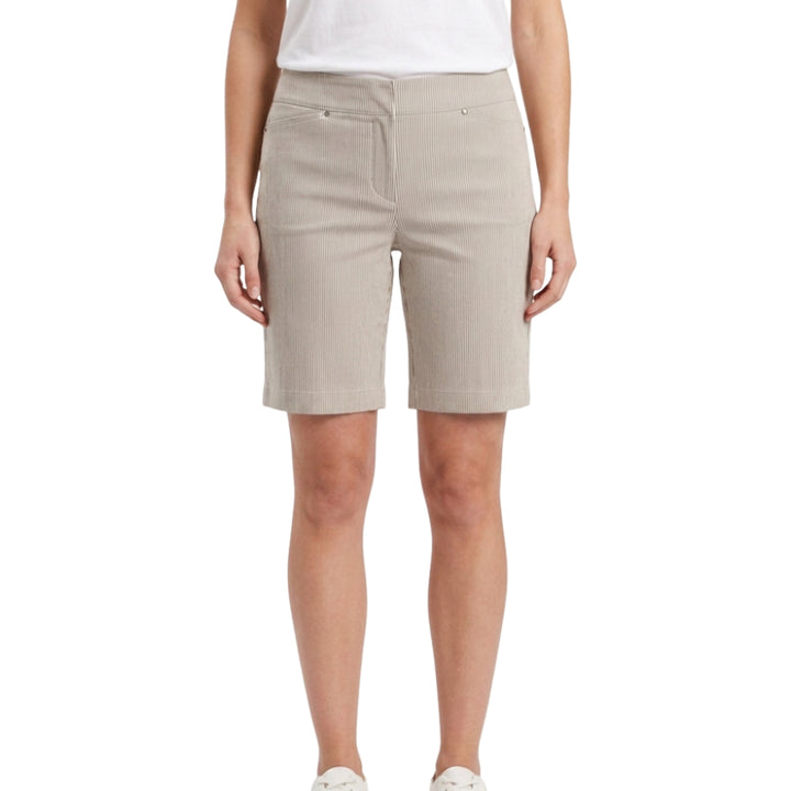 Hilary Radley Pull-On Bermuda Shorts