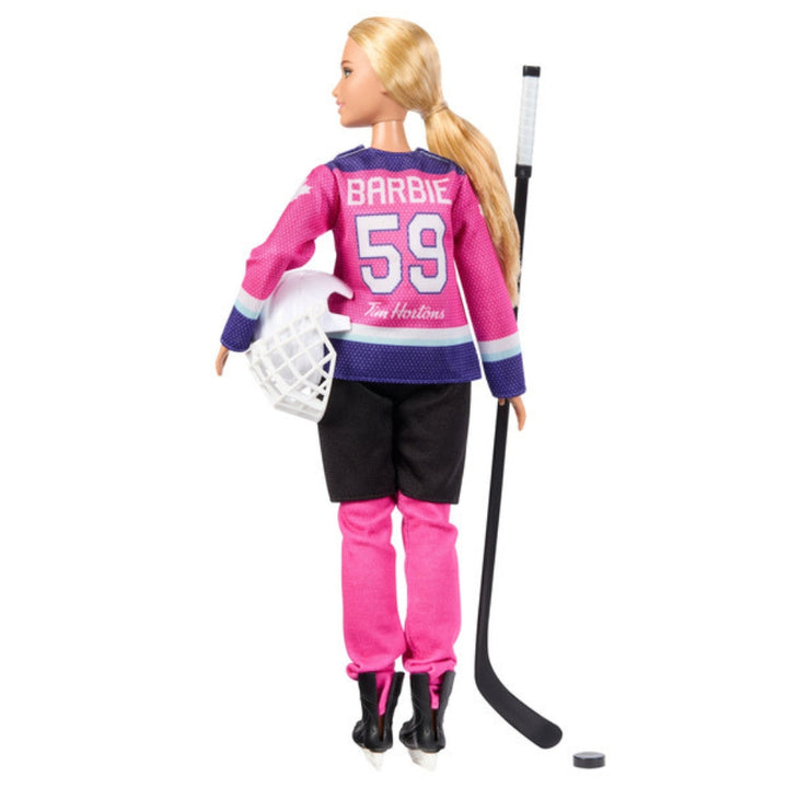 Tim Horton's PWHL Hockey Barbie with Blanket