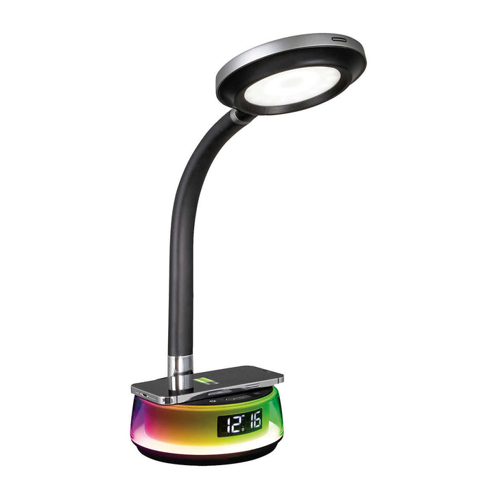 Ottlite - Lampe à DEL chargement sans fil et changement de couleur arc-en-ciel