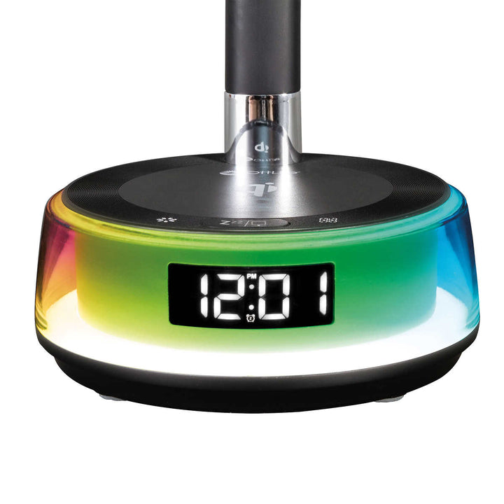 Ottlite - Lampe à DEL chargement sans fil et changement de couleur arc-en-ciel