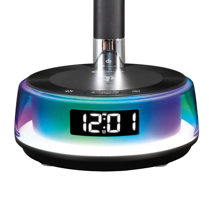 Ottlite - Lampe à DEL chargement sans fil et changement de couleur arc-en-ciel