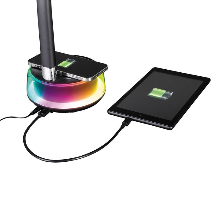 Ottlite Wireless Charging &amp; Rainbow Color Changing LED Light