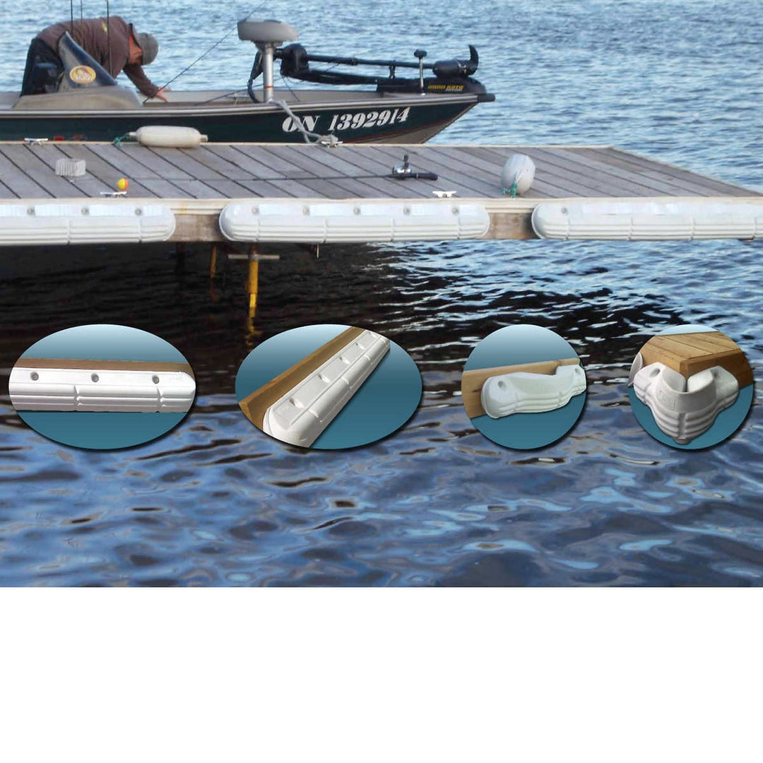 Lot De 4 Lignes De Pare-Chocs Pour Bateau - Corde Polypropylène 2m Léger Et Résistant - Harilla