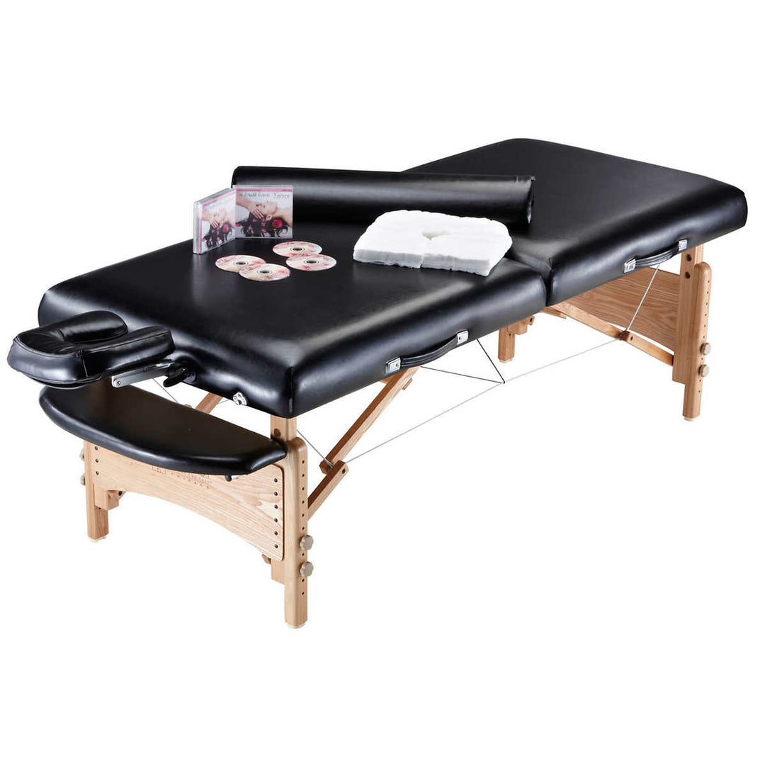 Master Gibraltar LX – Table de massage de 32 po et accessoires