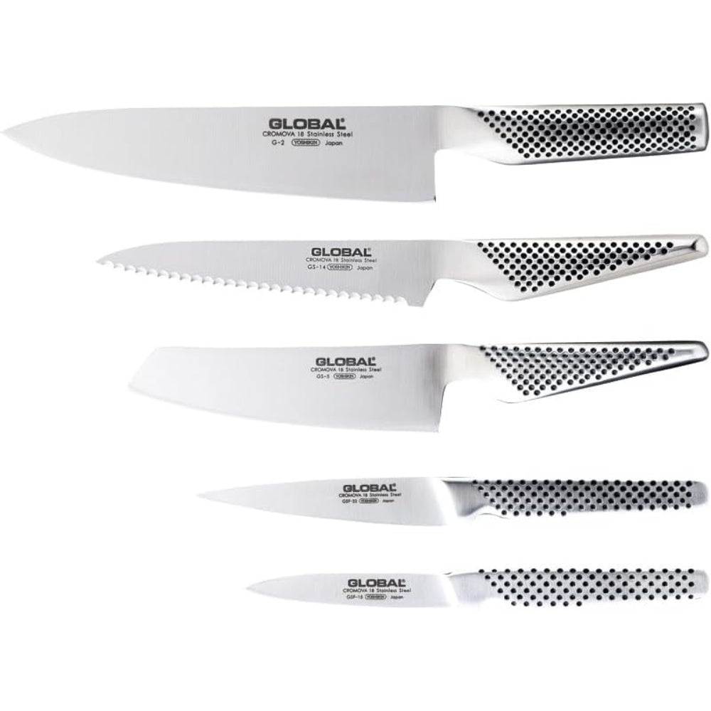 Global 5-Piece Knife Block Set