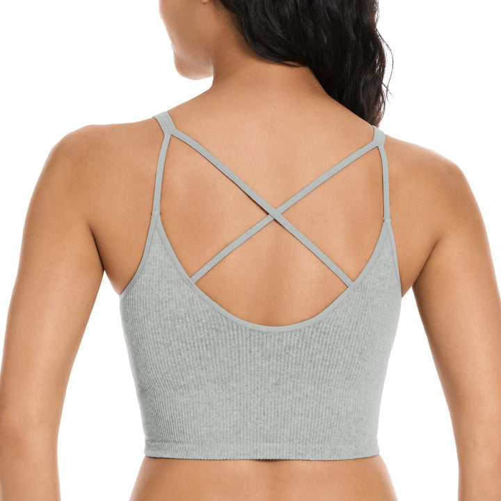 Lemon - Soutien-gorge de yoga côtelé, paquet de 2
