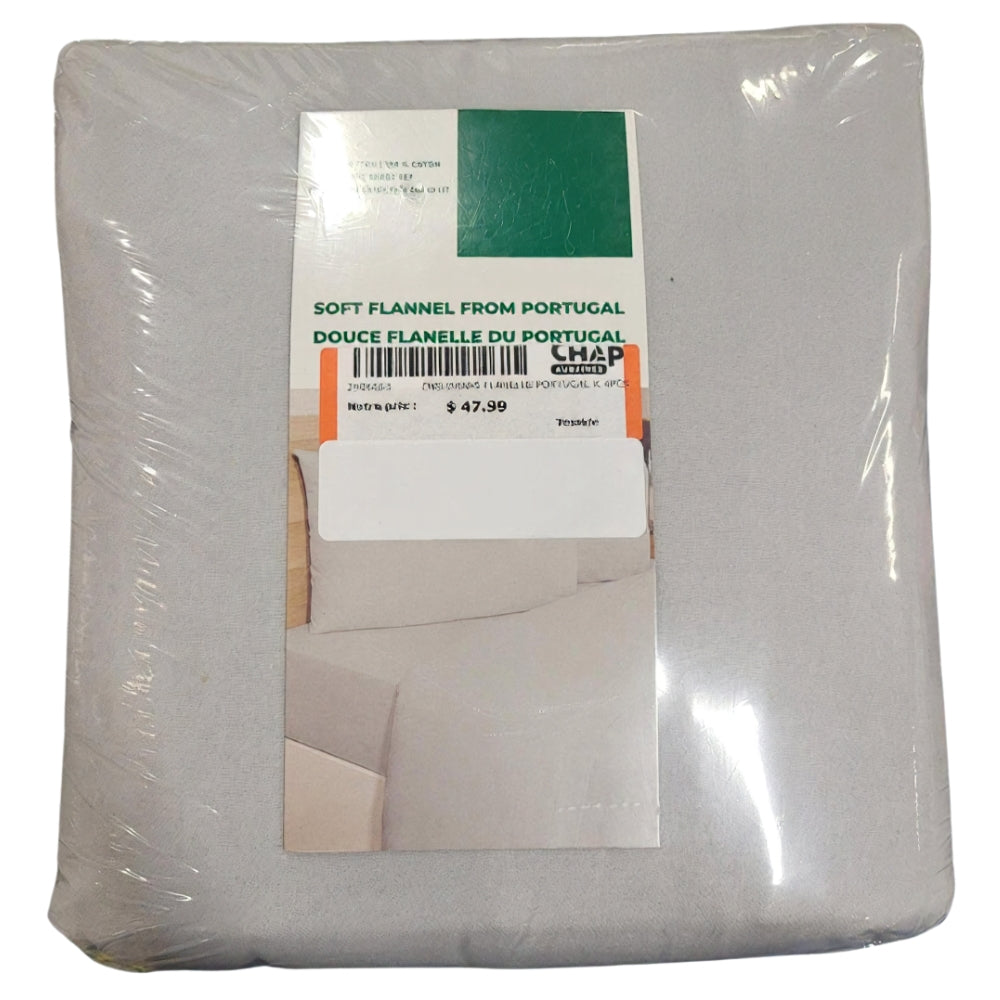Ensemble de draps en flanelle du Portugal