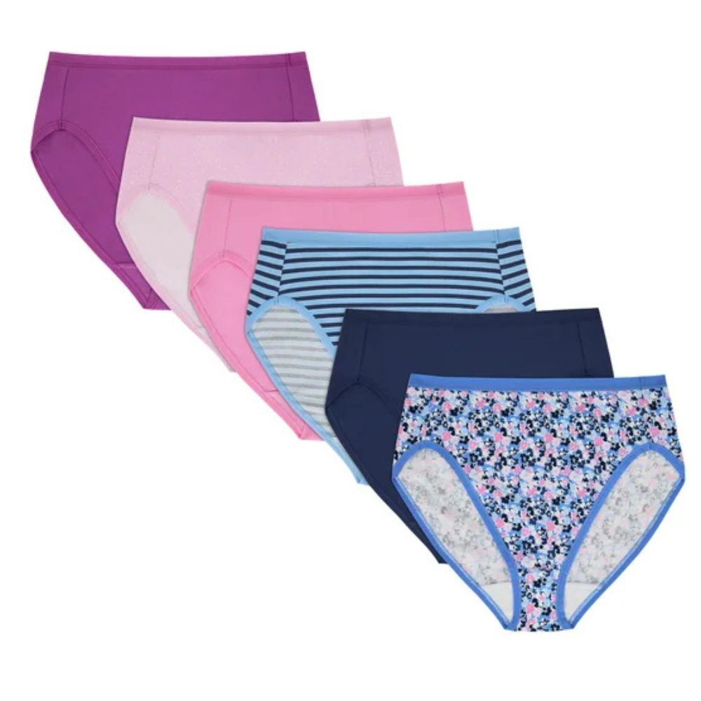 Room Service - High-waisted classic cut panties, pack of 6