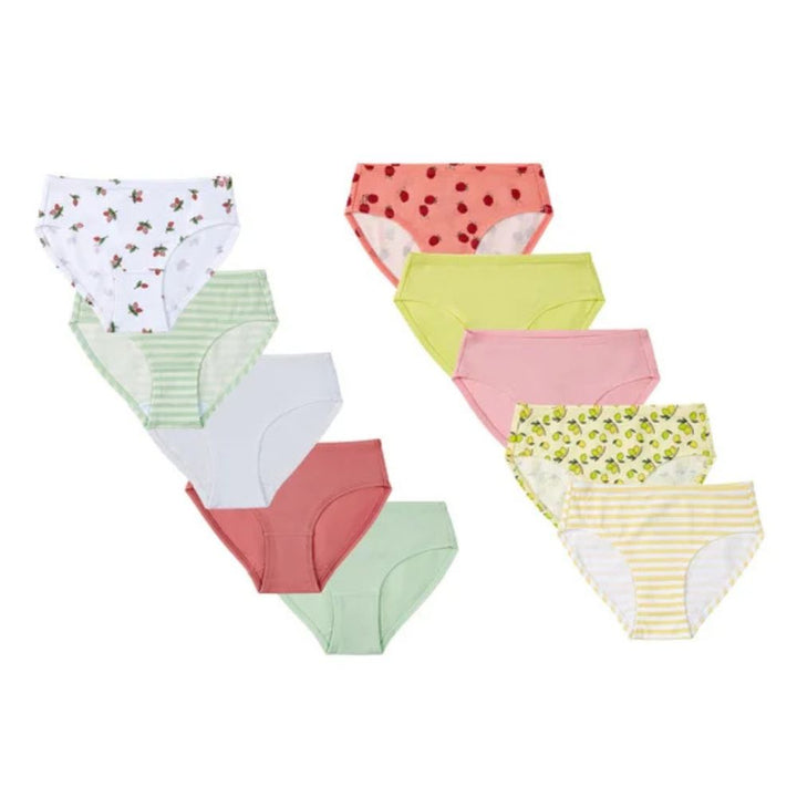 Trimfit - Ensemble culottes bikini pour filles, paquet de 10