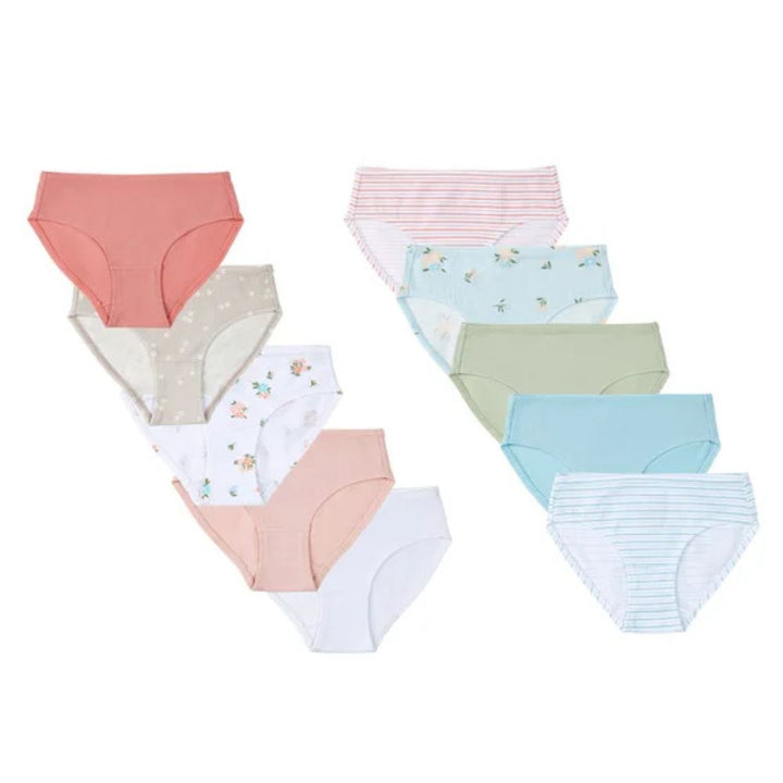 Trimfit - Ensemble culottes bikini pour filles, paquet de 10