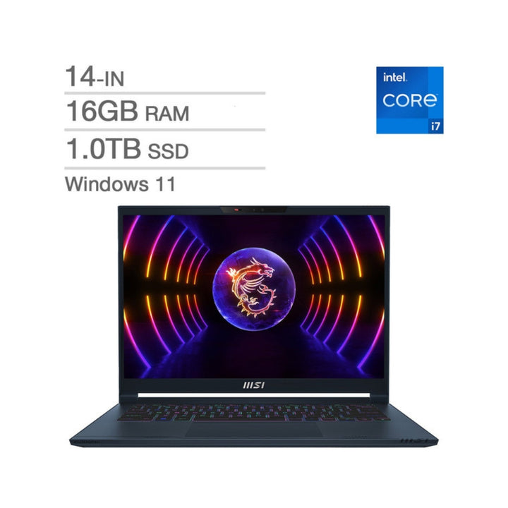 MSI Stealth - 14-inch gaming laptop, Intel Core i7-13620H