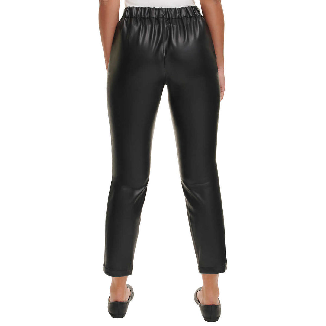 DKNY - Pantalon en similicuir