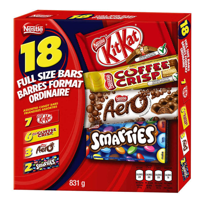 Nestlé - Assorted Bars, pack of 18