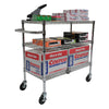 Trinity – EcoStorage chrome 3-shelf cart