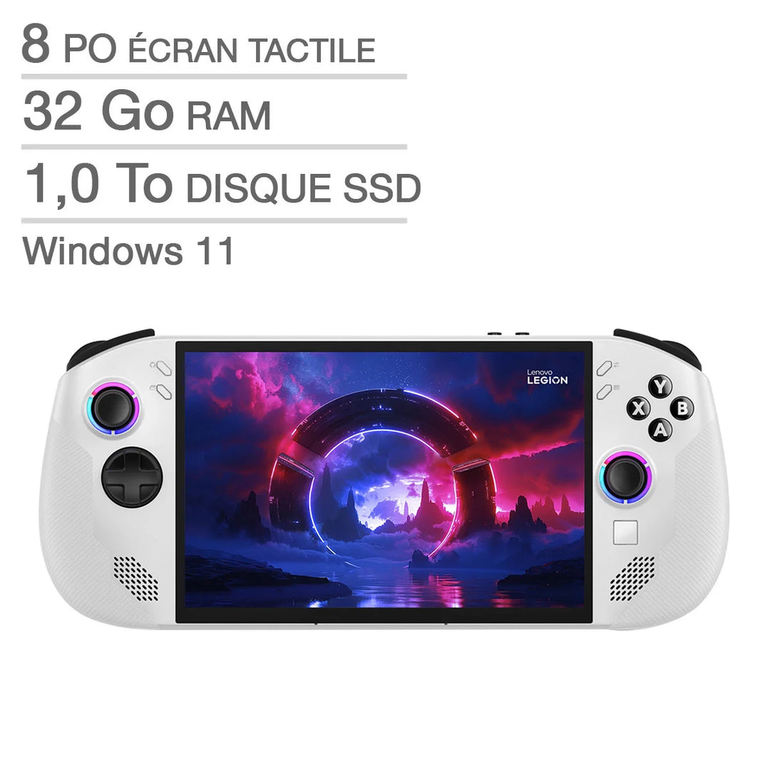 Lenovo Legion Go S - Ordinateur portable de jeux écran tactile de 8,0 po