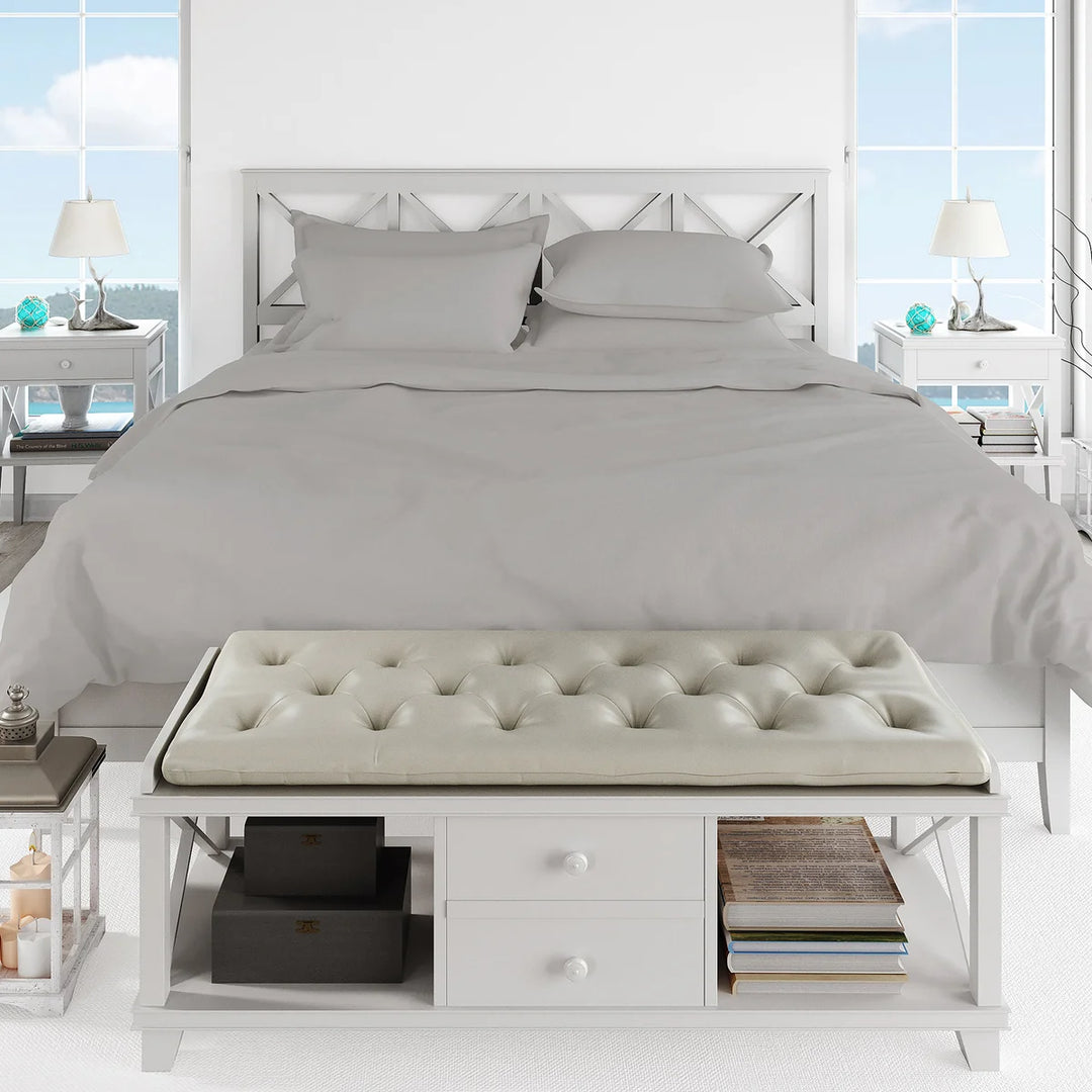 Swiss Collection - Ensemble de draps en coton, 6 pièces